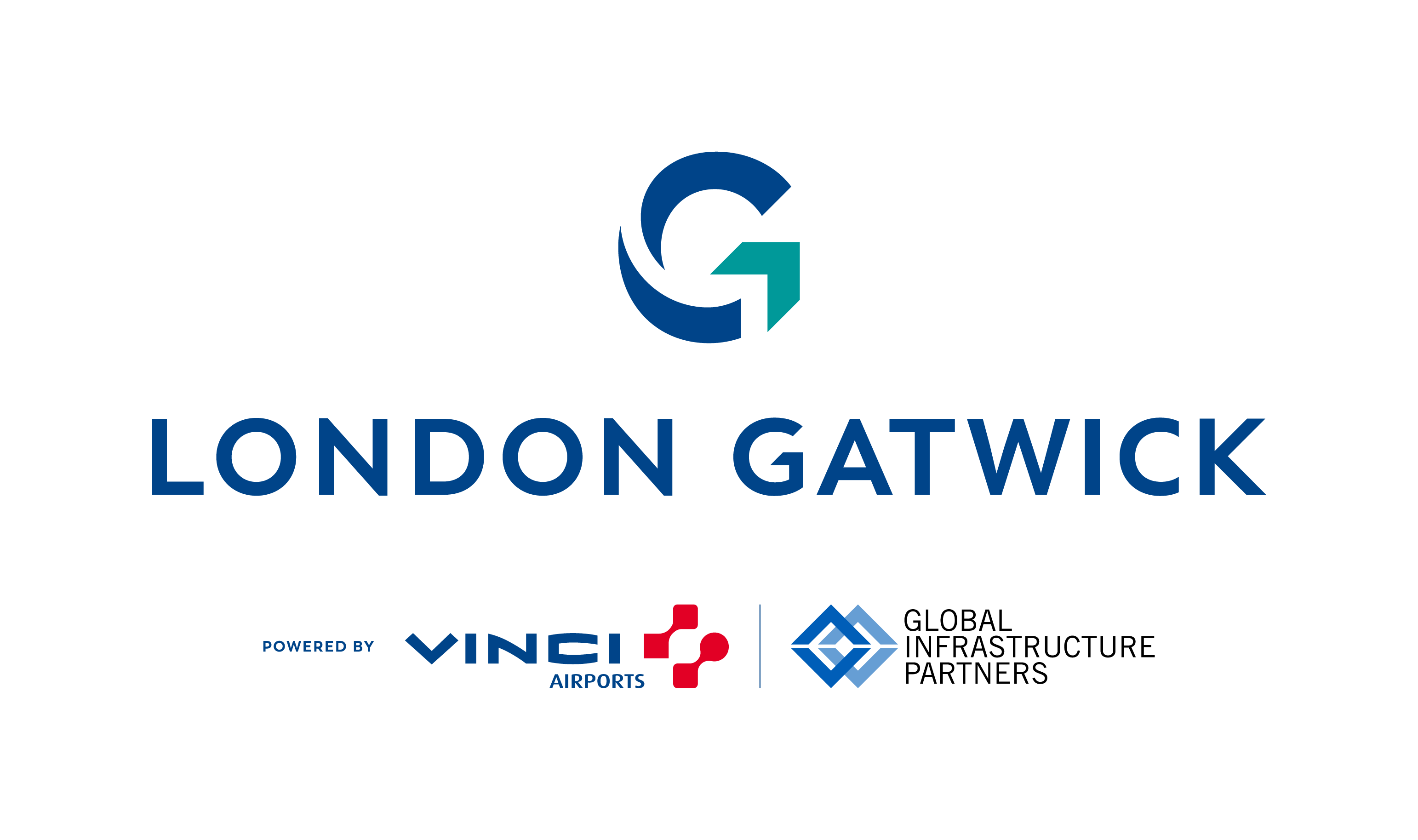 London Gatwick Logo with Vinci Airports and GIP